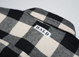 LS Flannel - Ecru & Black